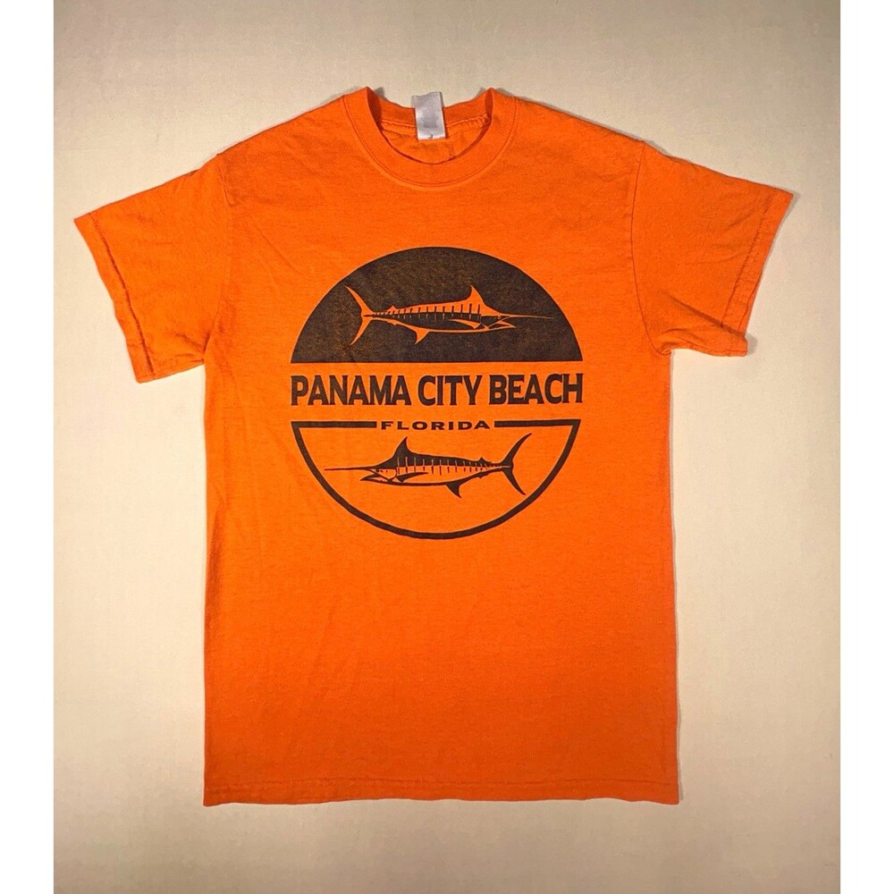 Gildan Heavy Cotton Panama City Beach Men’s T-Shirt Size Small